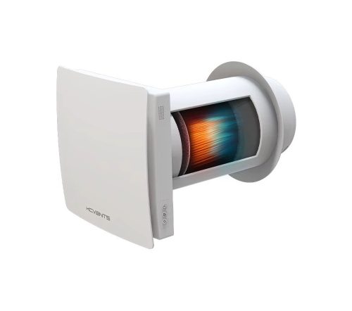 KCvents VT501 SMART, single-room ceramic heat recovery ventilation unit. App control, 90% efficiency, 60m³/h, silent operation