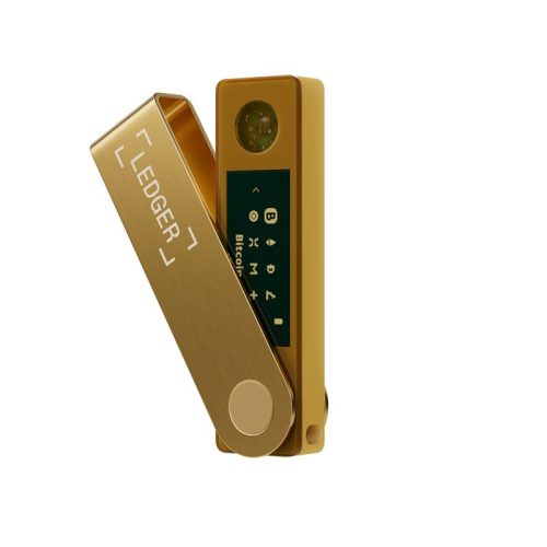 Ledger Nano-X Gold Hardware Wallet for crypto assets