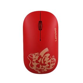   Lenovo Air Handle  Wireless Mouse - 2.4 GHz Wireless Connection, 10 Meter Range - Silver