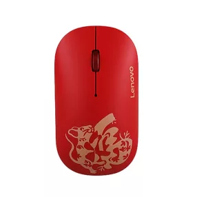   Lenovo Air Handle  Wireless Mouse - 2.4 GHz Wireless Connection, 10 Meter Range - Silver