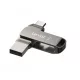 Lexar® JumpDrive® D400 USB 3.1 Type-C Dual Slot Metal PenDrive – for phone and computer. Aluminum housing, 64GB