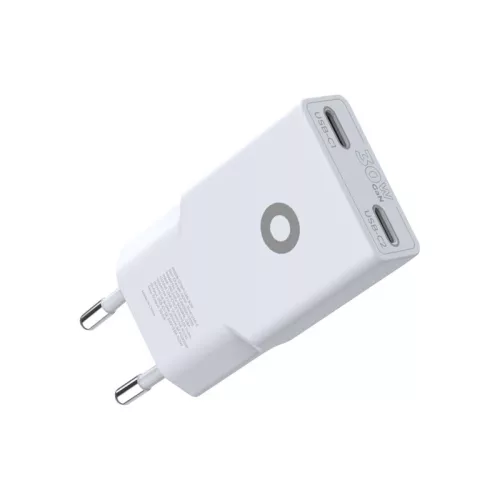 Mobile Origin® 30W GaN Slim Charger - with dual USB Type-C ports