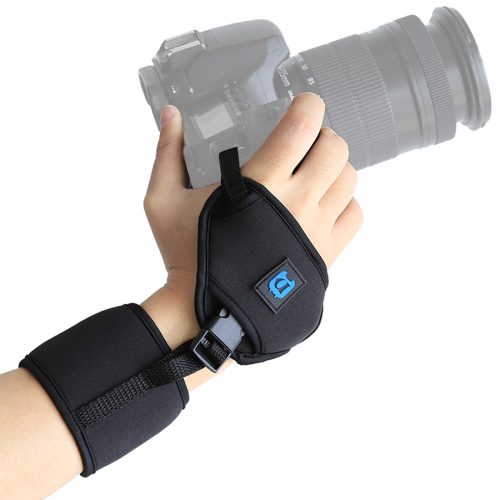 PULUZ Wrist DSLR Camera Mount - Soft Neoprene Wrist Strap with 1/4 Inch Screw Plastic Plate