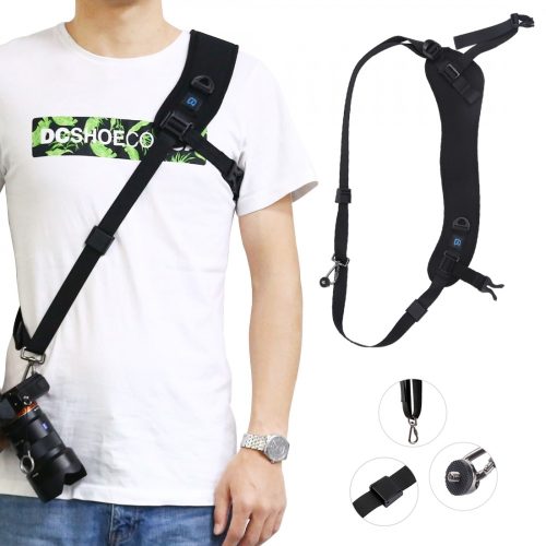 PULUZ Camera shoulder strap, with quick release clip, safety fasteners (PU6011)