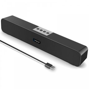   Puluz PU3100B - 10W Bluetooth speaker + soundbar. Small size, 3-6 hours of battery time, digital noise filtering