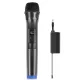 Puluz PU628B - Wireless microphone with 3.5 Jack output - 30 meter range - Black