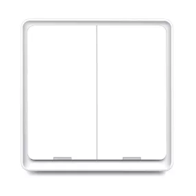   RSH ESW-2WAA-EUWiFi - SMART, wall-mounted, mechanical button lighting switch, with 2 switch - Tuya App, Google Home, Amazon
