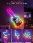 RSH® LD05 - SMART, RGB LED neon strip - 5 meters, control: app and remote control, 16 million colors, 4 lighting modes, wall mounting