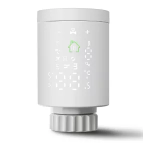   RSH® RV05 - Smart thermostatic radiator valve - 1 year battery use, open window alarm, countless automatic process and settings, Danfoss adapter.