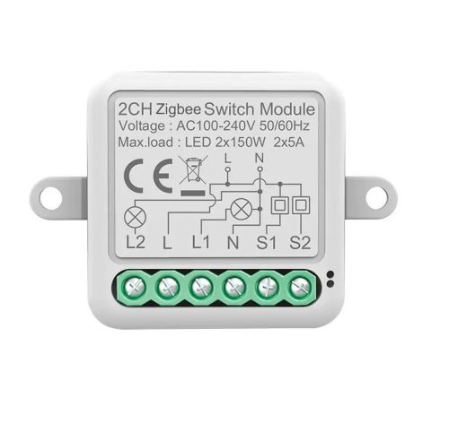 RSH® SB02 ZigBee - 2-way2 SMART switch - Application control, timing, voice instructions. Amazon Echo, Google Home and IFTTT integration