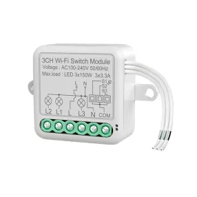   RSH® SB03 WiFi - 3 chanel SMART switch - Application control, timing, voice instructions. Amazon Echo, Google Home and IFTTT integration