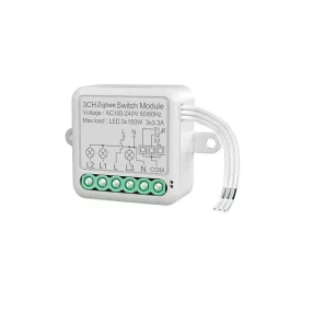   RSH® SB03 ZigBee - 3-way SMART switch - Application control, timing, voice instructions. Amazon Echo, Google Home and IFTTT integration