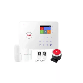   RSH® SK03 Smart Home security alarm kit with APP control - GSM + WiFi, battery, 2pcs sensor, additional 433Mhz devices support