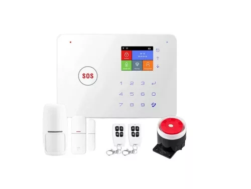 RSH® SK03 Smart Home security alarm kit with APP control - GSM + WiFi, battery, 2pcs sensor, additional 433Mhz devices support