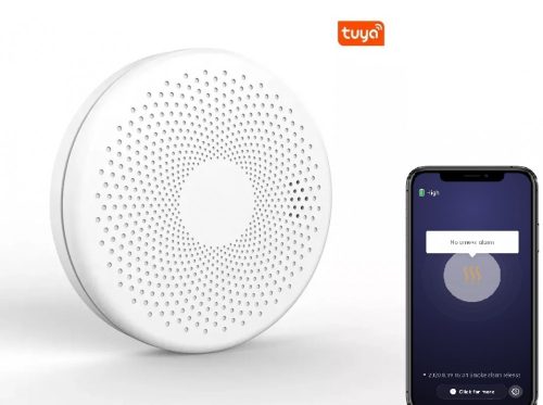 RSH® SMCO01 - Smart carbon monoxide and smoke detection & alarm. 85 dB sound, 3-year battery life