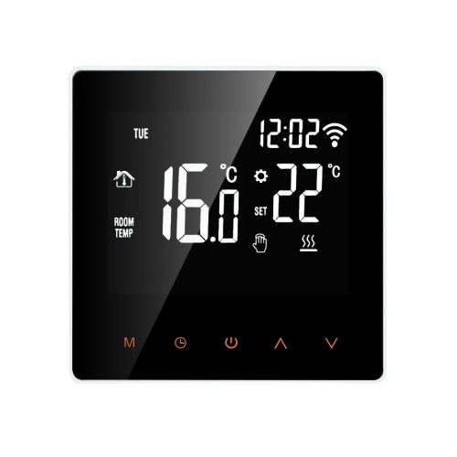RSH® TM020 - Smart WiFi thermostat. Suitable for gas boiler or electric and water circulation floor heating systems - 3A load capacity, App control