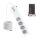 RSH® WT012-EU - SMART smart power strip: 4x separately controllable sockets + 2x USB charger. Surge protected, App control