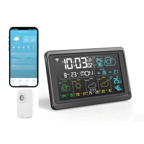   RSH® Weather01 WiFi - Smart weather station. Temperature, humidity, 5-day weather forecast, UV index
