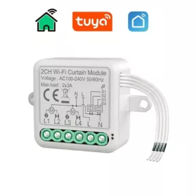   RSH WiFi CU02 - SMART shutter controller to control 2 shutter - Application control, timing, voice instructions