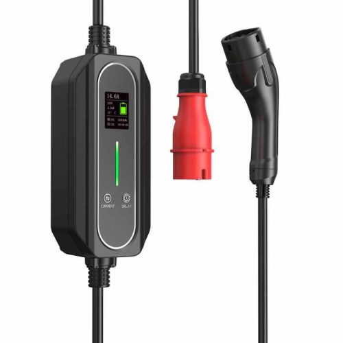 Raedian 22kW | 3x32A | Type 2 | Portable EV Charger - Three-phase (3x32A) portable electric car charger | 5m cable