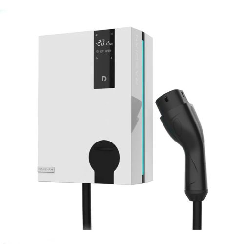Raedian NEO 11kW AC Wallbox - Electric car wall charger | 11kW - 3x16A | Type 2 cable | Application and RFID card control - White
