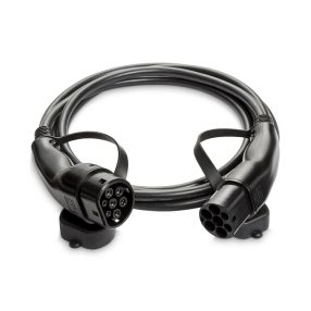   Raedian Type 2 to Type 2 cable for electric car charging, with carrying case - 22Kw | 3x32A | 5 meters - black