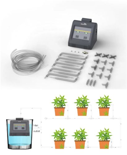 RainPoint® IK10PW Wi-Fi, indoor, automatic watering system without water tap - For balconies and indoors, App control, timing