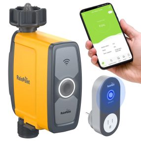   RainPoint® - Smart watering system set for mounting on a garden tap (valve + HUB) - with application, controllable via the Internet (TTV103WRF+TWG004WRF)