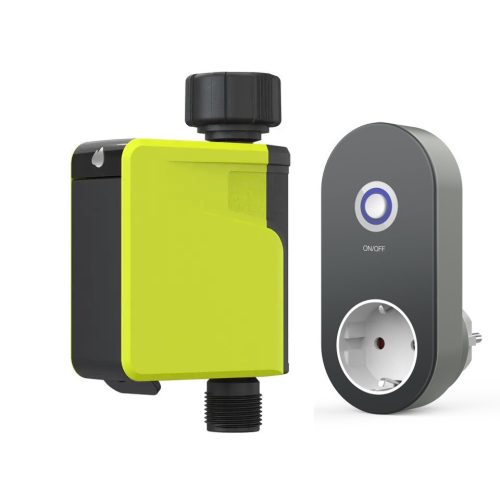 RainPoint® - Smart watering system set for mounting on a garden tap (valve + HUB) - with application, controllable via the Internet (TTV107WRF+TWG004WRF)