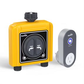   RainPoint® TTV203WRF + TWG004WRF - Smart watering system mounted on garden tap with double out valve + HUB in one
