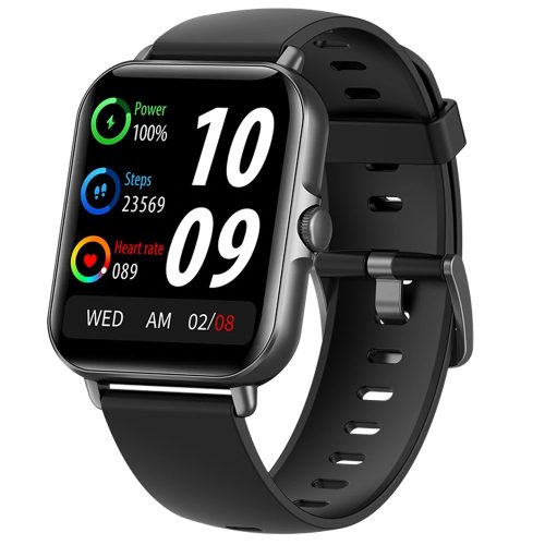 SENBONO GTS3 Black Smart Watch - 7 days battery time, 1.69" display, IP67, message, blood pressure, blood oxygen + countless other built-in functions