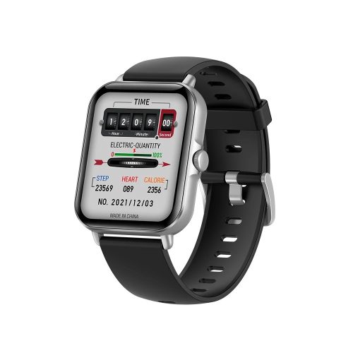 SENBONO GTS3 Silver Smart Watch - 7 days battery time, 1.69" display, IP67, message, blood pressure, blood oxygen + countless other built-in functions