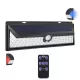 SYHLED FT020 - outdoor solar lamp with 1200 Lumen brightness - motion sensor, remote control, cold white, IP64 water resistance