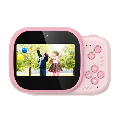 Searysky CM-01 - children's camera and instant printer in one: large display, 1080P, filters, etc. - pink