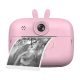 SearySky S1 - Kids camera and instant printer in one. 1080P resolution, large display - pink