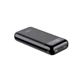   Veger L21 - 20000 mAh capacity power bank - LED charging indicator, 4 charging ports - Black
