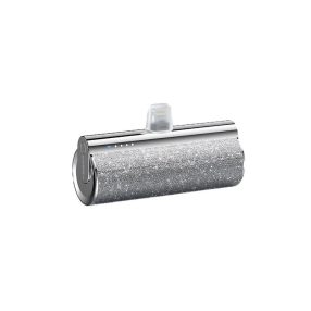   Veger Lipstick-L Power Bank with Lightning connector - 5000mAh capacity, for all Apple Lightning products, PD3.0 charging - Silver