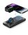 Veger MagMulti -  3 in 1 Magnetic Dual Wireless Charger Power Bank: 10000 mAh, Charge 4 Devices Simultaneously, Compact Size and Weight - Black