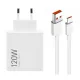 Xiaomi 120W Hypercharge Combo - 120 Watt  USB (Type-A) Charger + 1 Meter, 120 Watt Cable - White