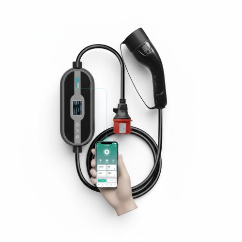 Zopoise ZA05 - 11kW | WiFi | Portable + wall EV car charger | 3 phase | 3x16A | Type 2 | 5m cable | RCD relay | App control