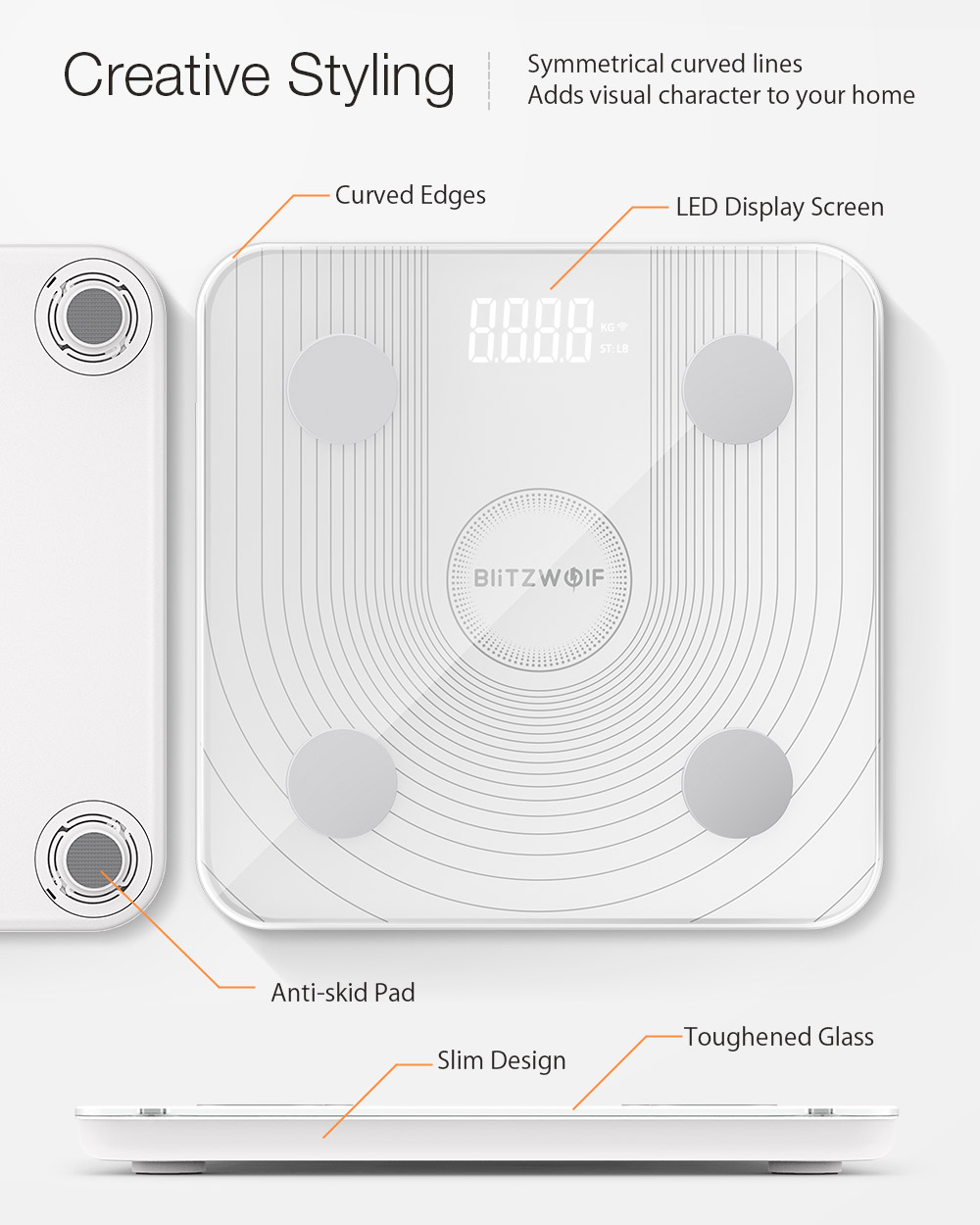 Blitzwolf® BW-SC1 smart scale