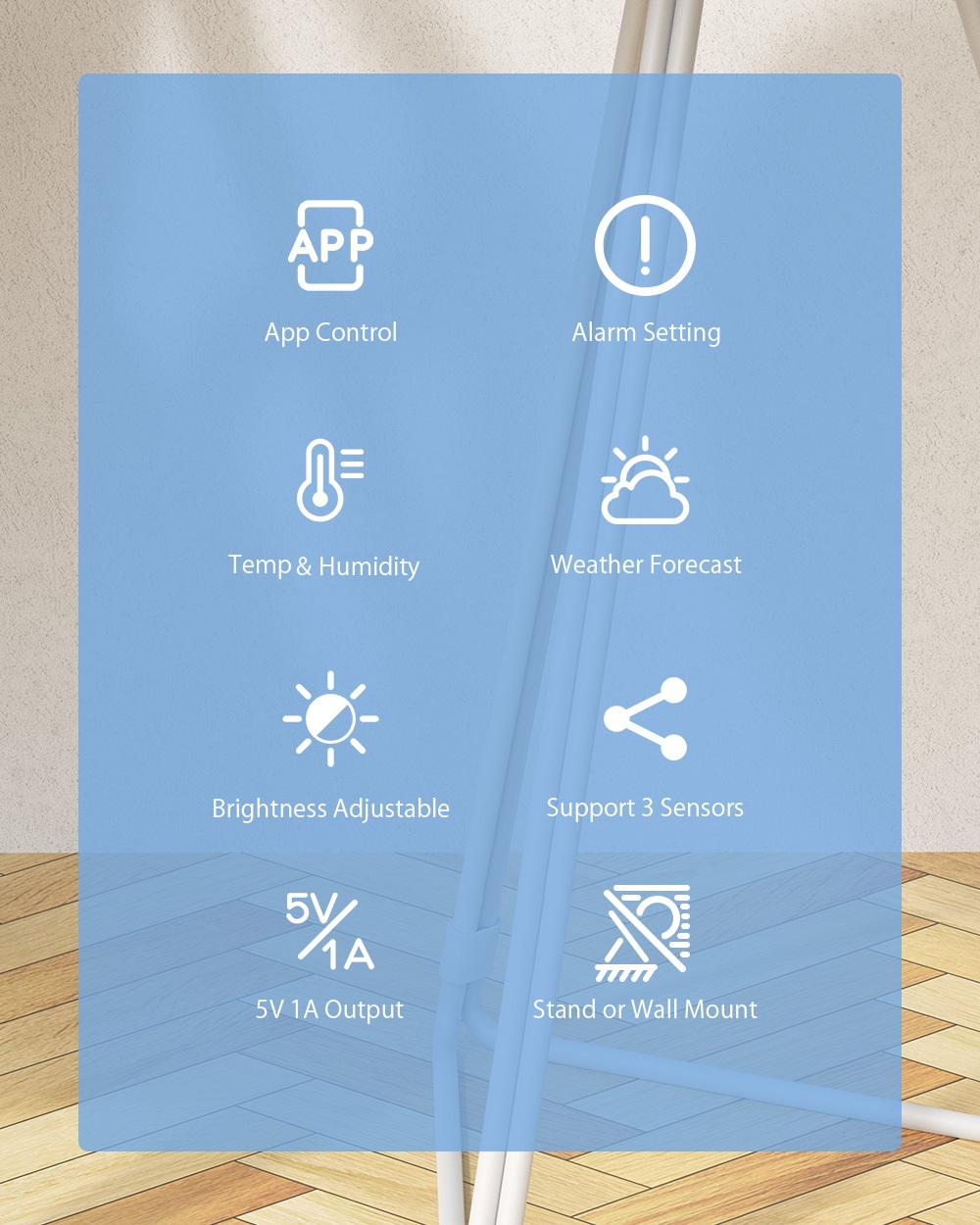 RSH Wi-Fi Weather Station Weather Forecast Temperature Humidity