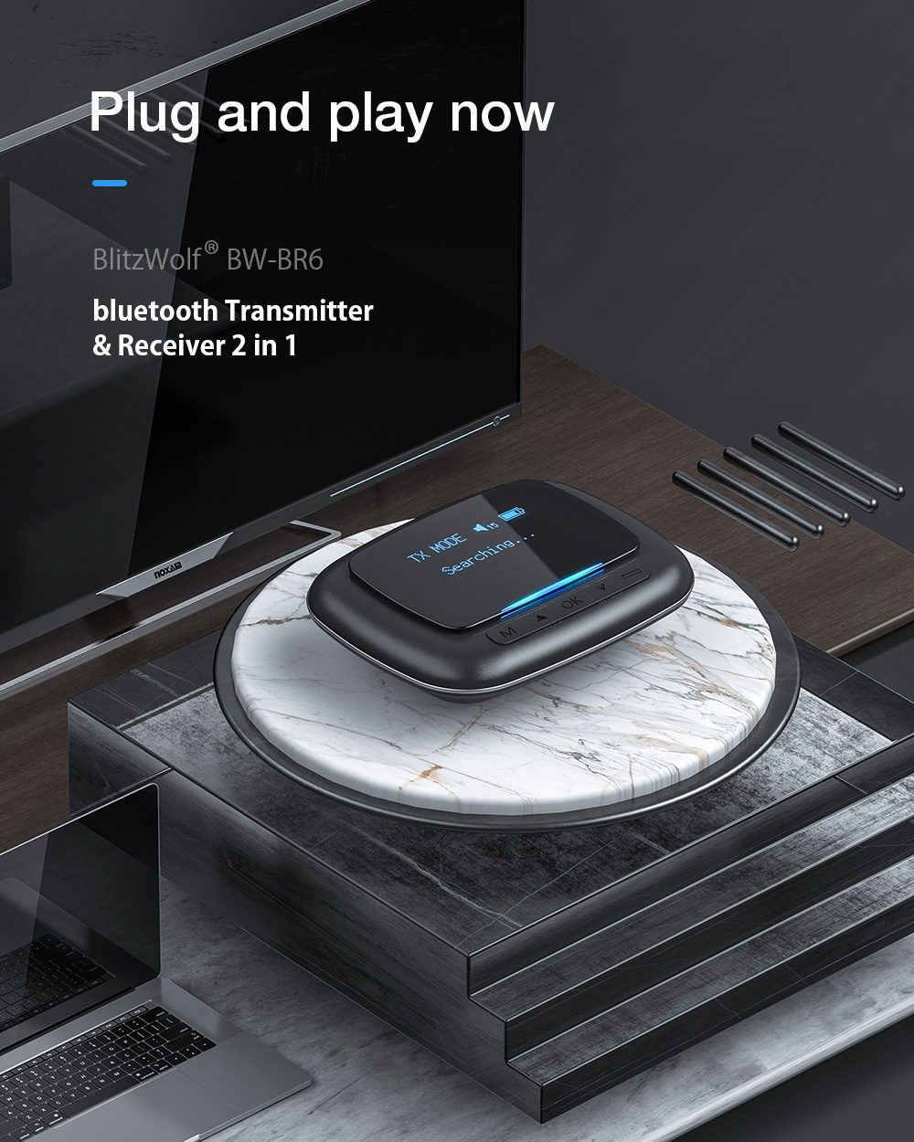 Blitzwolf BW-BR6 Bluetooth transmitter