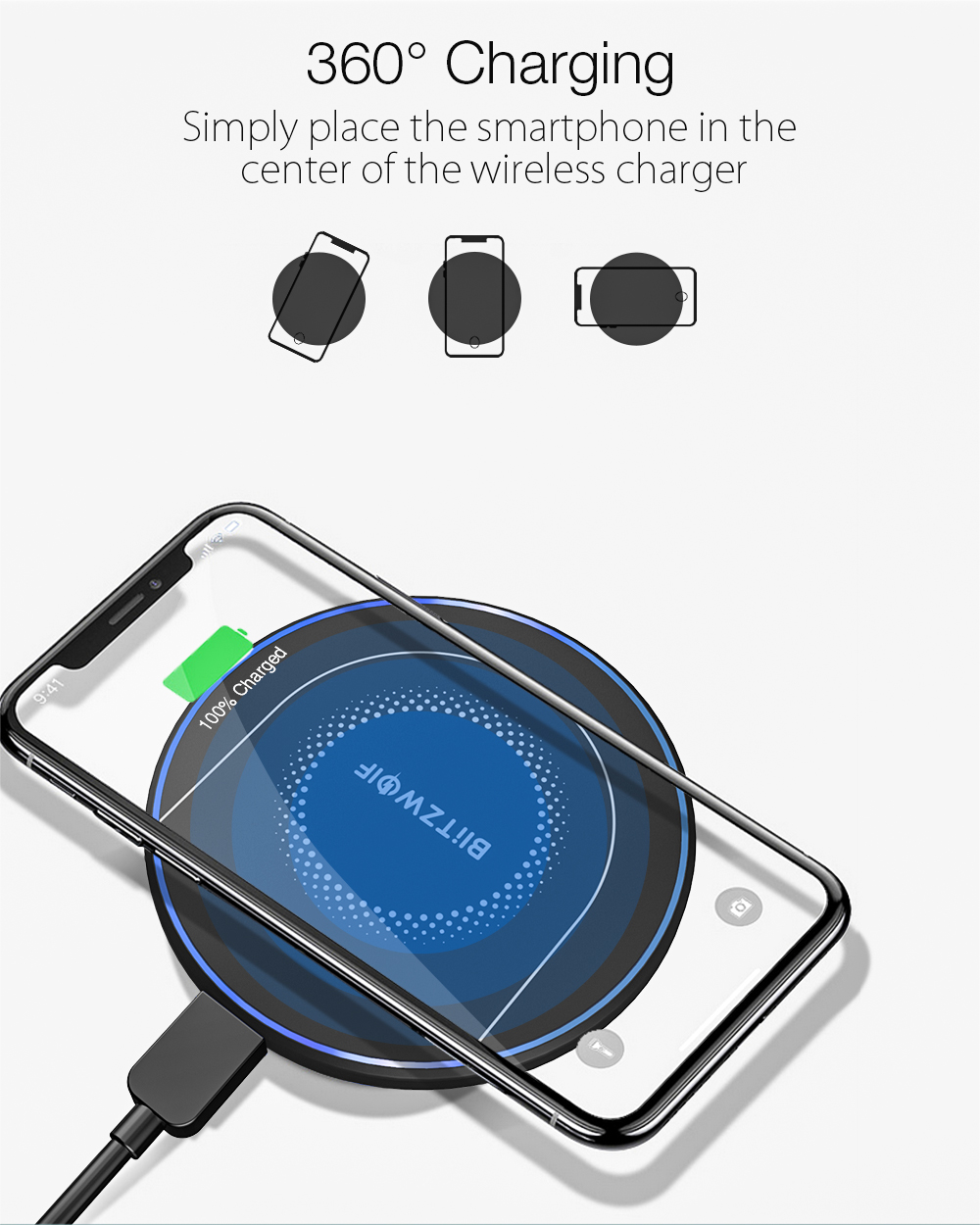 BlitzWolf BW-FWC7 QI wireless charger